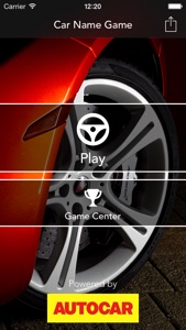 Car Name Game by Autocar screenshot #1 for iPhone