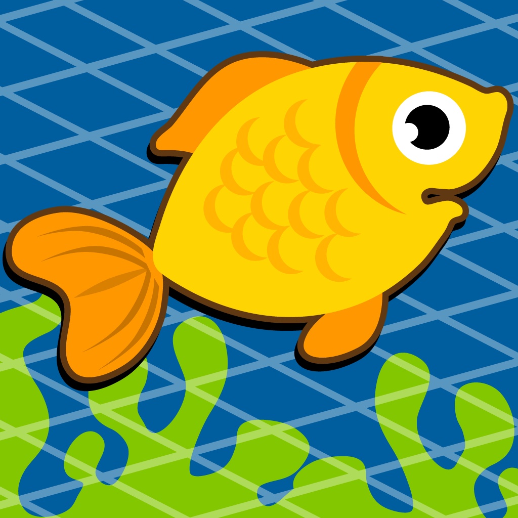 Catch The Fish: Cutesy Coral Reef Fishing.  Record 100 points in rampage run?  Get real! You're an ace if you do. Free! iOS App