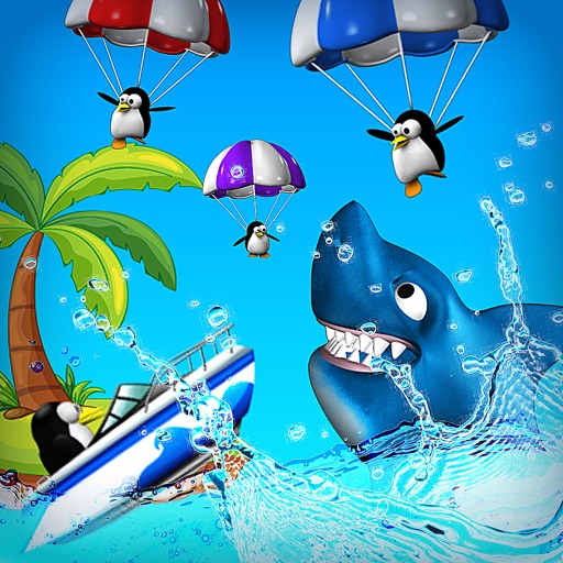 Super Penguin Rescue Free - "Marco" The Penguin vs "Steven" The Shark! Icon