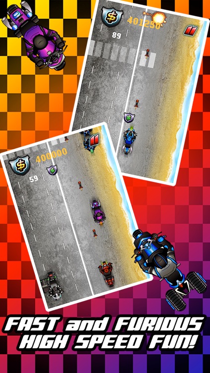 Malibu Moto Race - High Speed Bike Chase Free screenshot-4