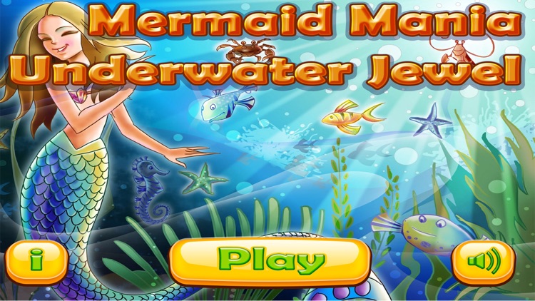 Underwater Jewel - Mermaid Mania Match 3 screenshot-1