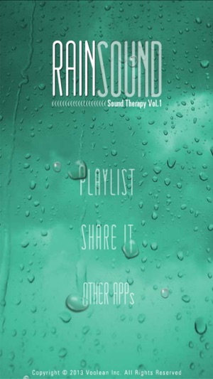 RAIN SOUND - Sound Therapy