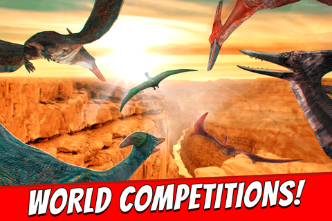 World Wild Jurassic . Dinosaur Simulator Racing Game Free 3D screenshot 2