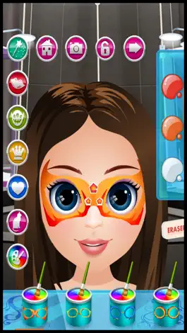 Game screenshot Baby Face Skin Paint Doctor - play a little make-up fashion salon makeover game for kids mod apk