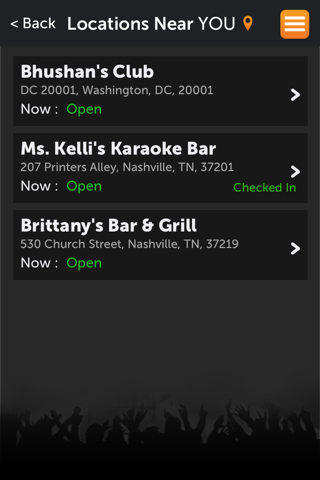 karaoQ - Upgrading the karaoke experience with mobile songbook, signup to sing, and +BUMP to sing sooner! screenshot 2