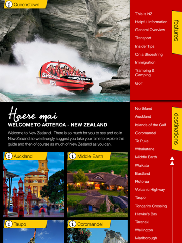 Guide to New Zealand Travel app screenshot 2