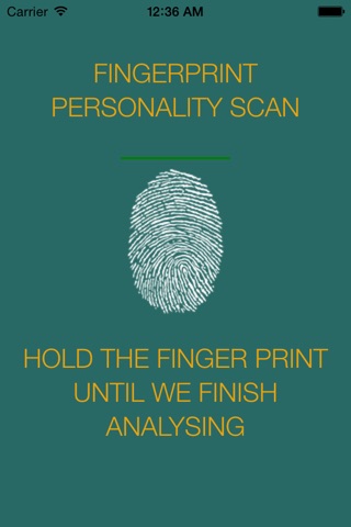 Fingerprint personality scan prank screenshot 2