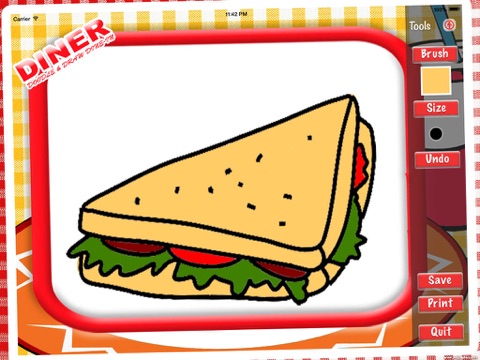 Doodle Diner - A Sandwich Color Splash Saga screenshot 3