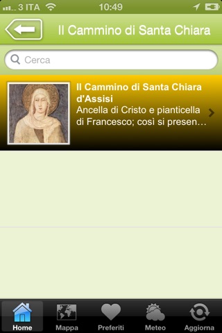 Il Cammino di santa Chiara di Assisi screenshot 2