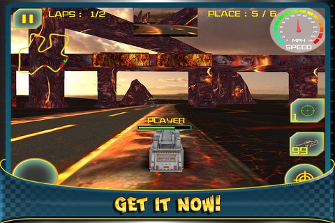 3D Nitro Race Cars – Real Highway Roads Racing Game screenshot 3