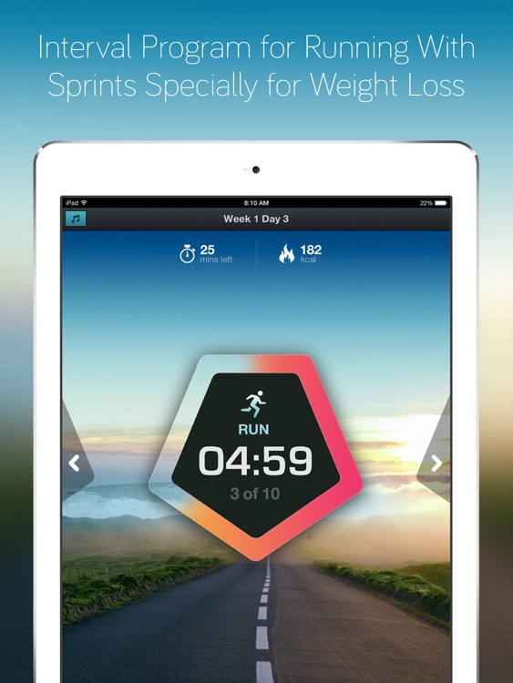 Running for Weight Loss for iPad: training plan, how-to-lose-weight tips by Red Rock Apps