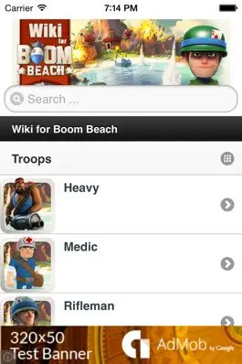 Game screenshot Wiki for Boom Beach mod apk