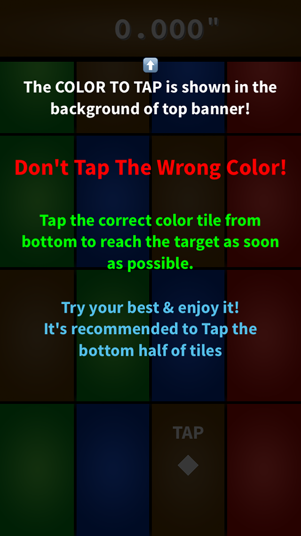 Color Tiles Mania - Don't Tap The Wrong Tiles