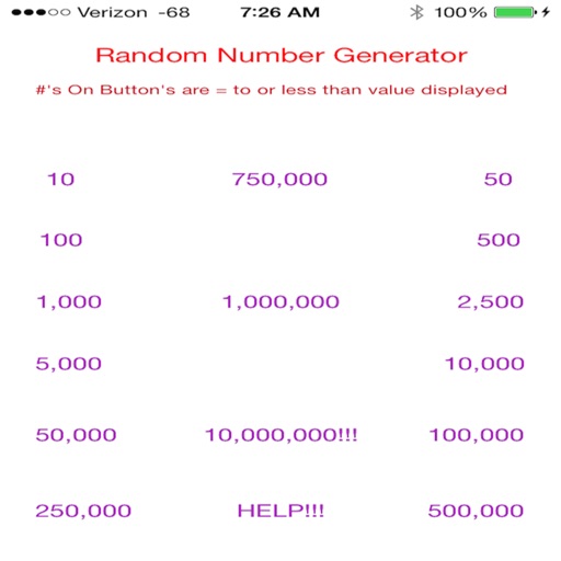 Extreme Random Number Generator