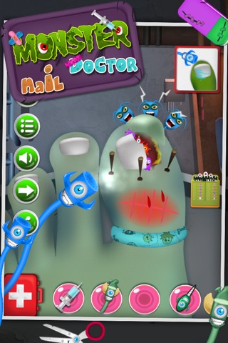 Monster Nail Doctor - Toe Nail Surgery, Kids free games for fun screenshot 2
