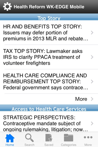 Health Reform WK-EDGE Mobile screenshot 2