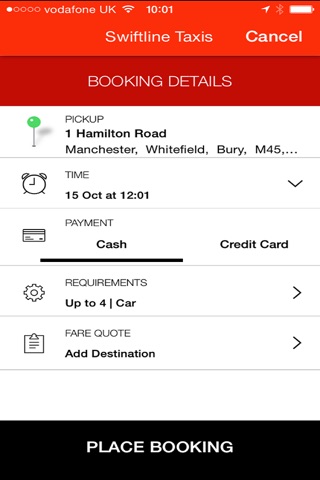 Swiftline Taxis screenshot 3