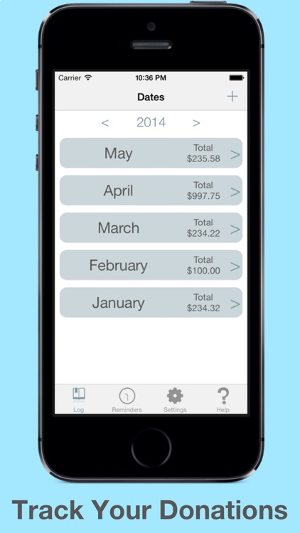 iGiveIt Free - Donation and Charity Tracker Log and Calculator