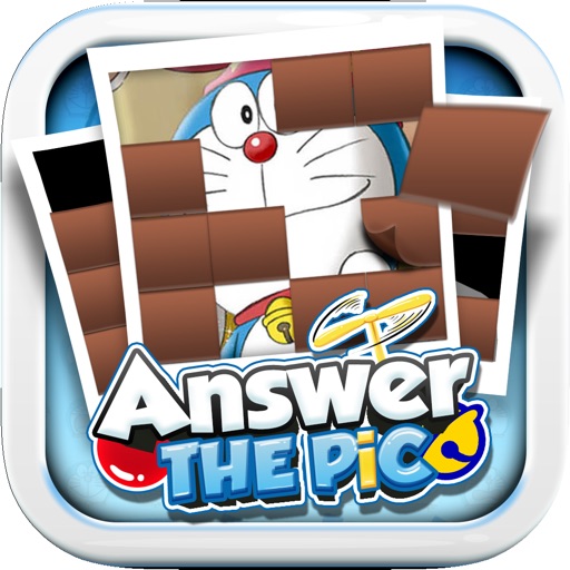 Answers The Pics : Doraemon Trivia Photo Reveal Games For Kids icon