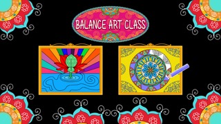 Balance Art Class: Coloring Book For Teens and Kids with Relaxing Soundsのおすすめ画像1