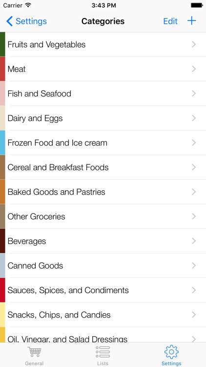 Grocery List - Free shopping list