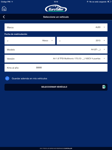 Screenshot #6 pour EuroTallerApp
