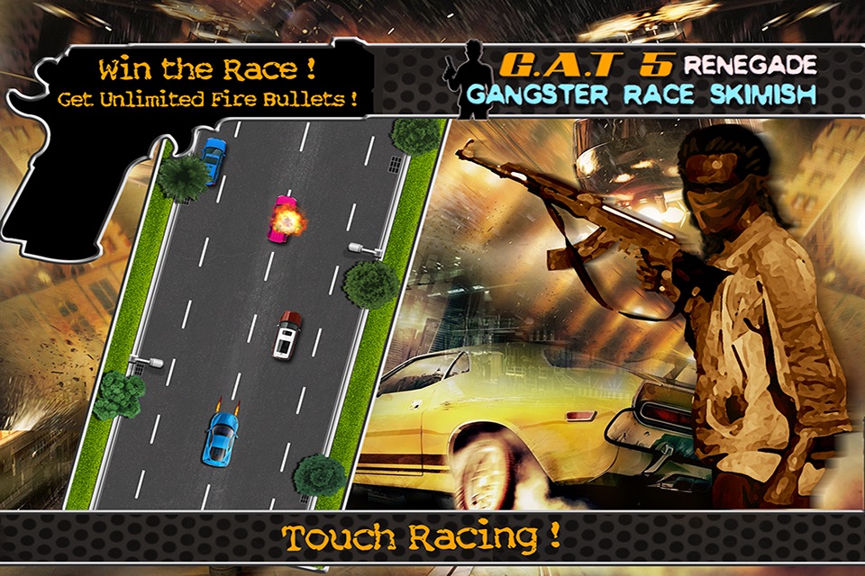 G.A.T 5 Renegade Gangster Race Skimish : Mega Hard Racing and Shooting on the Highway Road screenshot 3