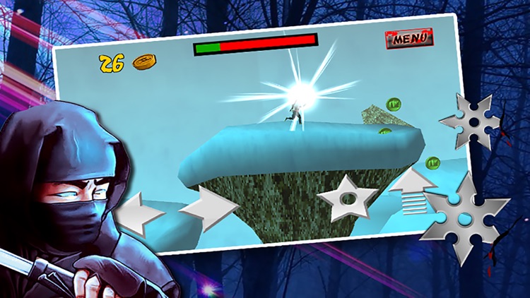 3D Ninja Warrior Run (a platform shooting game) screenshot-3