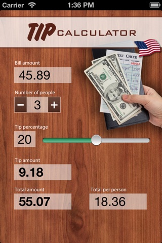 Tip Calculator USA screenshot 3