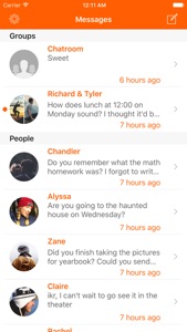 Recess - Message Other Students screenshot #2 for iPhone