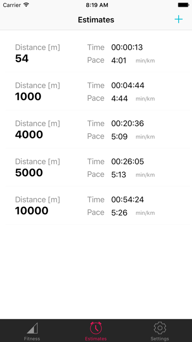 Screenshot #1 pour Running Calculator TSH