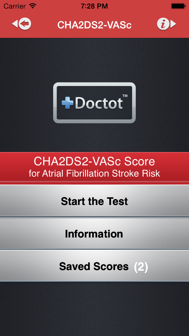 Screenshot #1 pour CHADS-VASc