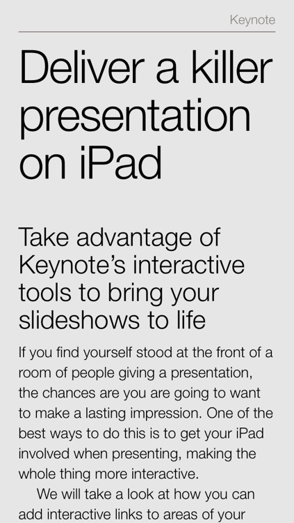 For Beginners: iWork iOS Edition screenshot-3