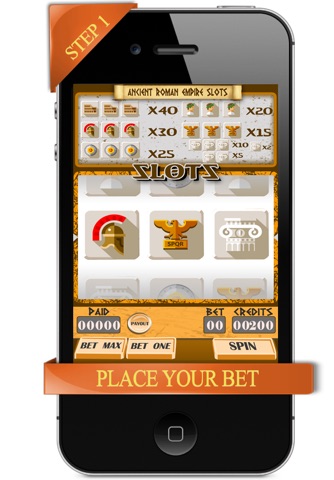 Ancient Roman Empire Slot Machine - Family Fun Game of Chance screenshot 2