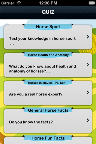 Absolute Horse Quiz Game: facts and trivia questions for fans to test your knowledge about horses screenshot 2
