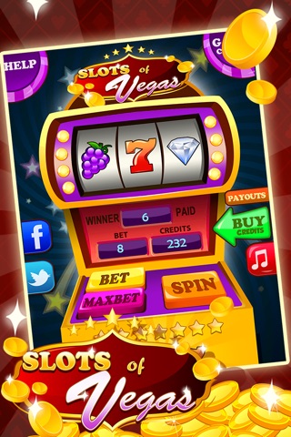 Diamond Slots  of Vegas - Epic Mega Fortune Gambling Fever screenshot 2