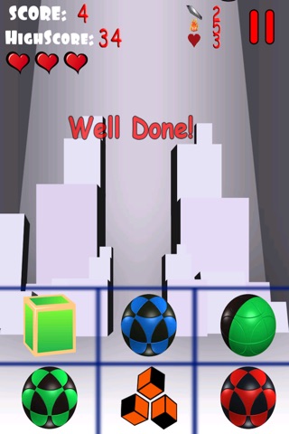 3D Revolution Frenzy – Cubes and Spheres Fall Down- Pro screenshot 4