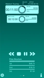poker blind timer lite iphone images 3