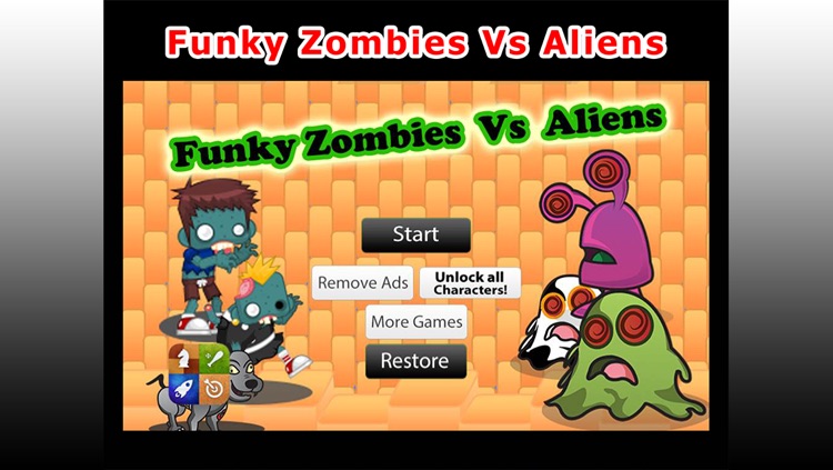 Funky Zombies Vs Aliens