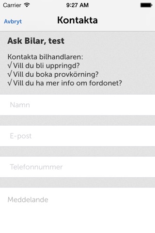 Ask Bilar screenshot 2