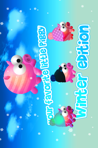 Lil Piggy Winter Edition Free - Your Super Awesome Adorable Animal Runner Game screenshot 3