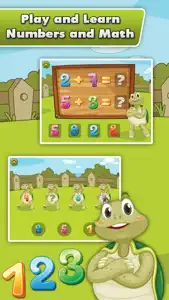 Turtle Math for Kids - Children Learn Numbers, Addition and Subtraction screenshot #1 for iPhone