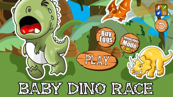 A Baby Dinosaur Race FREE - Run, Jump & Roar!のおすすめ画像1