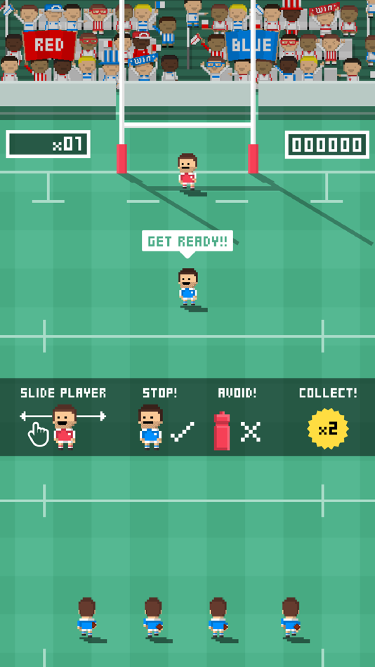 #1. Tiny Rugby (iOS) By: Fat Fish Games Ltd