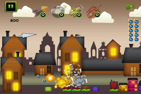 Paper Jet Bomber Flight - Sky Carrier City Destroyer screenshot 4