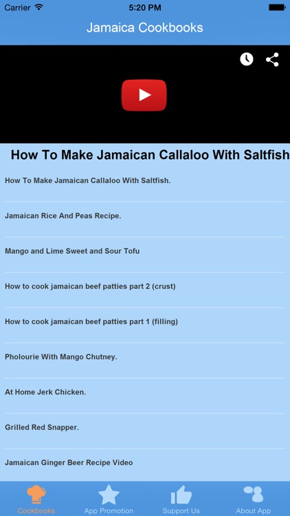Jamaica Cookbooks - Video Recipes