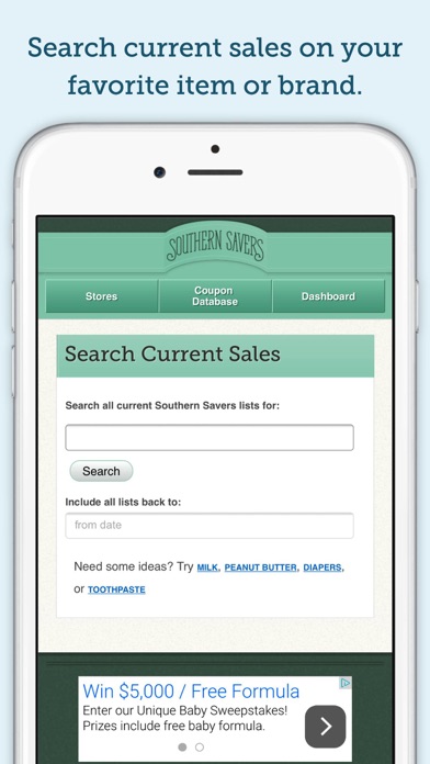Southern Savers iPhone screenshot 4 - Finance app