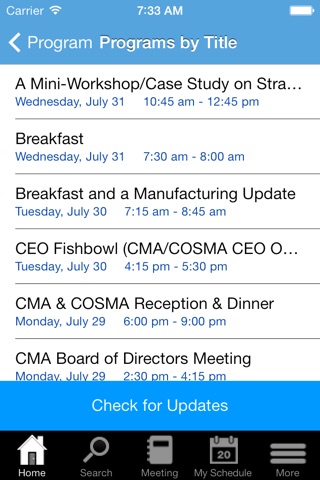 CMA Mobile App screenshot 3