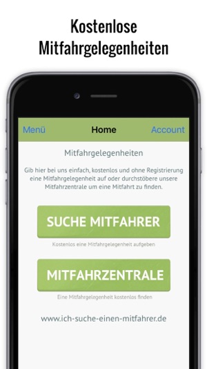 Mitfahrer suchen