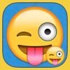 Icon Super Sized Emoji - Big Emoticon Stickers for Messaging and Texting